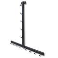 Gym Fitness LAT Pull Down Bar Storage Rack for Mag Grip, Heavy Duty A-Frame Stand for LAT Pulldown Attachments & LAT Bar (T-ZHIJIA)
