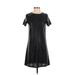 Zara Basic Casual Dress - Shift: Black Dresses - Women's Size X-Small