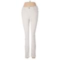 Old Navy Jeans - High Rise Skinny Leg Denim: Ivory Bottoms - Women's Size 6 - Light Wash