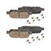 2007-2019 Nissan Sentra Rear Brake Pad Set - Detroit Axle