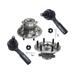 2009-2012 Chevrolet Colorado Front Wheel Hub Assembly and Tie Rod End Kit - Detroit Axle