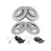 2001-2009 Volvo S60 Front and Rear Brake Pad and Rotor Kit - TRQ