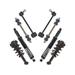 2007-2014 GMC Yukon XL 1500 Front and Rear Shock Coil Spring Sway Bar Link Kit - TRQ