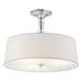 Kichler Lighting Crystal Persuasion 15 Inch 3 Light Semi Flush Mount - 42035CH