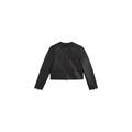 Ted Baker Women's Fitted Panelled Leather Jacket - Size 12 Black