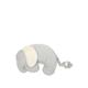 Mamas & Papas Tummy Time Snugglerug - Elephant & Baby - Grey, Grey