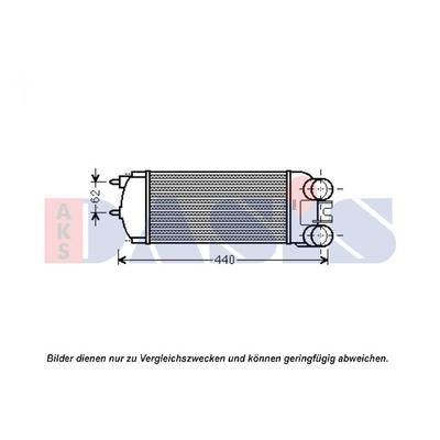 AKS DASIS Ladeluftkühler für CITROËN/PEUGEOT 9645965180 0384G5 067006N