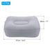 2pcs Travel Foot Rest Pillow, Inflatable Foot Rest Airplane Cushion, Gray
