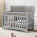 Modern Baby Safe Crib, Pine Solid Wood Crib