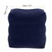 Travel Foot Rest Pillow, Inflatable Adjustable 3 Layers Height, Navy Blue