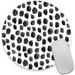 Polka Dot Mouse Pad Polka Dot Print Dot Pattern Gift for Her Cute Round Mousepad Cute Desk Accessories