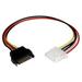 2PK Startech.Com 12in Sata To Lp4 Power Cable Adapter F/m (LP4SATAFM12)