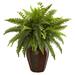 1.5' Artificial Boston Fern Plant in Decorative Planter