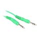 Rockville RCTR106G 6 1/4 TRS to 1/4 TRS Cable Green 100% Copper