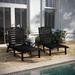 Set of 2 Outdoor Adjustable Lounge Chairs with Cupholders