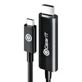 GearIT USB-C to HDMI Cable 4K@60Hz Type C Thunderbolt 3/4 Compatible for MacBook Pro 2020 iPad Pro 2020 iPad Air 4 Galaxy S20 ChromeBook Pixel and More - 6.6FT