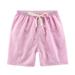 DTBPRQ Toddler Kids Solid Cotton Workout Shorts Comfort Soft Baby Sport Jogger Shorts Boys Girls Casual Pants