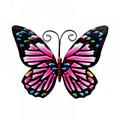 Metal Butterfly Wall Art Decor Garden Sculpture Statues Butterfly Hanging Decorations for Bathroom Indoor Outdoor Home Bedroom Office Garden