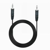FITE ON Compatible 6ft Black Premium 3.5mm Stereo Audio Speaker Lead Cable Replacement for Sirius Sportster 3 4 5 Replay XM Radio