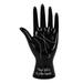 Palmistry Symbols Fortune Telling Statue Ceramic Hand Figurine Black