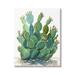 Stupell Botanical Desert Prickly Pear Cactus Botanical & Floral Painting Gallery Wrapped Canvas Print Wall Art