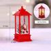 Christmas Simulation Flame Lamp Christmas Small Oil Lamp Desktop Lantern Light Ornaments Xmas Eve Decoration