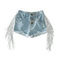 Booker Shorts Summer Clothes Girls Tel Denim Ripped Denim Short Jeans Fashion Outwear