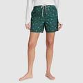 Eddie Bauer Plus Size Women's Tidal High Rise Shorts - Print - Vibrant Green - Size 2X