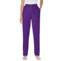 Plus Size Women's 7-Day Straight-Leg Jean by Woman Within in Radiant Purple (Size 24 W) Pant