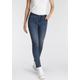 Push-up-Jeans ALIFE & KICKIN "JOGG SLIM LOW RISE AkiraAK" Gr. 30, Länge 32, blau (dark blue used) Damen Jeans