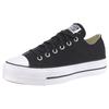 Sneaker CONVERSE "CHUCK TAYLOR ALL STAR PLATFORM CANVAS", Gr. 39,5, schwarz-weiß (schwarz, weiß), Textil, sportlich, Schuhe
