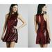 Free People Dresses | Free People Liquid Shine Dress Xs | Color: Purple/Red | Size: Xs