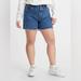 Levi's Shorts | Levi’s 501 Women’s Plus Size Hi Rise Raw Hem Blue Jean Shorts/Sz:24w/Nwt | Color: Blue | Size: 24w