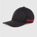 Gucci Accessories | Gucci Original Gg Canvas Baseball Hat With Web Black M | Color: Black | Size: Medium