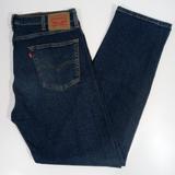 Levi's Jeans | Levi's 505 Size 38x34 Relaxed Straight Leg Dark Wash Casual Blue Denim Jeans | Color: Blue | Size: 38