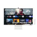 Samsung M80C Smart Monitor, 32 Zoll, 4K UHD, 60 Hz, Inkl. Webcam, Bildschirm mit Lautsprechern, Höhenverstellung und Pivot, Smart TV Apps mit Fernbedienung, S32CM801UU