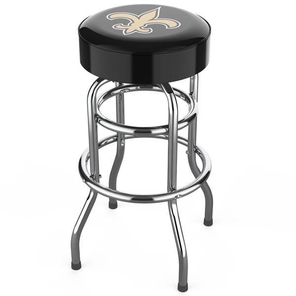 imperial-new-orleans-saints-team-chrome-bar-stool/