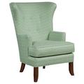 Wingback Chair - Fairfield Chair Austin 28 inches W Wingback Chair in White/Brown | 43.5 H x 28 W x 35 D in | Wayfair 5146-01_3156 72_Hazelnut