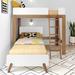 Viv + Rae™ Bullen Solid Wood L-Shaped Bunk Beds by Isabelle & Max? in Brown | 68.5 H x 42 W x 79.25 D in | Wayfair 7379F285C02C4190823232114B526D6D