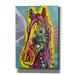 Latitude Run® Gift Horse by Dean Russo - Wrapped Canvas Graphic Art Canvas in Green/Pink/Yellow | 26 H x 18 W x 0.75 D in | Wayfair