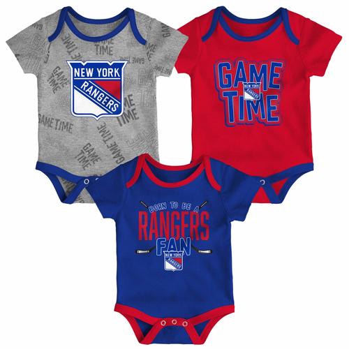 New York Rangers 3er Pack Creeper - Neugeborenes - Newborn