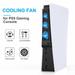 Host Cooling 3-Fan Cooler Game External Accessories Super Cooling Fan Extended USB Interface For PS5 Console Light And Compact