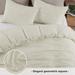 Soft Microfiber Clipped Duvet Cover & Pillowcase Set