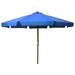 Anself Garden Umbrella with Wooden Pole Folding Parasol for Patio Backyard Terrace Poolside Lawn Supermarket Outdoor Furniture 129.9 x 100 Inches (Diameter x H)