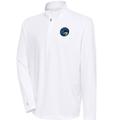 Men's Antigua White Iowa Wolves Tribute Quarter-Zip Pullover Top