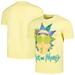 Men's Freeze Max Yellow Rick And Morty Graphic T-Shirt