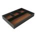 4 Slots Leather Drawer Tray Desk Stationery Sundries Organizer