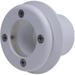 Waterway Plastics 400-9010B 1.5 in. Metal Wall Form Return Fitting White