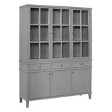 Daphne Sideboard & Hutch - Gray - Ballard Designs - Ballard Designs