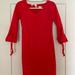 J. Crew Dresses | Jcrew Red Dress With Bow Sleeves | Color: Pink/Red | Size: 2